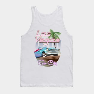 Las Vegas Sin City Travel poster Tank Top